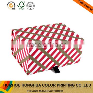 Factory price paper folding box magnetic packaging paper storage box