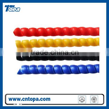 Hydraulic hose spiral protector sleeve