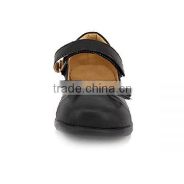 2016 Popular Design Girls Black School Uniform Shoes With Bowknot photo-5