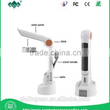 CE/RoHs Passed Flashlight Radio & Solar Flashlight Charger & Dynamo Charger for Camping photo-6