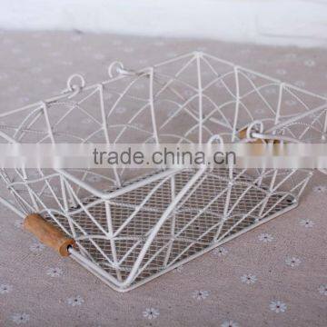 good price of grid wire fruits and vegetable metal basket