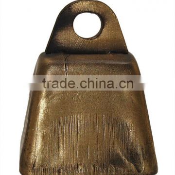 1 inch small cow bell with your own logo , antique bronze finish . A2-C53( A707)