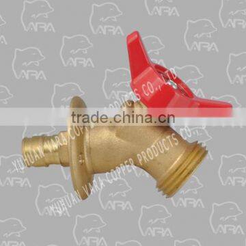 702-54 FLANGE WIRSBO X HOSE BOILER DRAIN VALVE BRASS QUARTER TURN