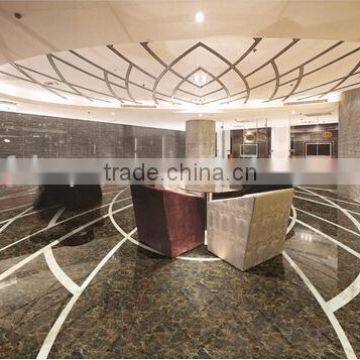 DARK EMPERADOR FULL POLISHED GLAZED TILE,FLOORING TILE FROM FOSHAN FACTORY