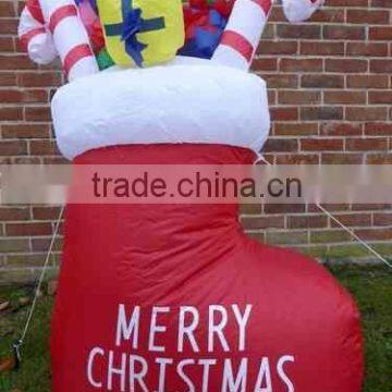 Big Inflatable Stocking for Christmas Party Decor