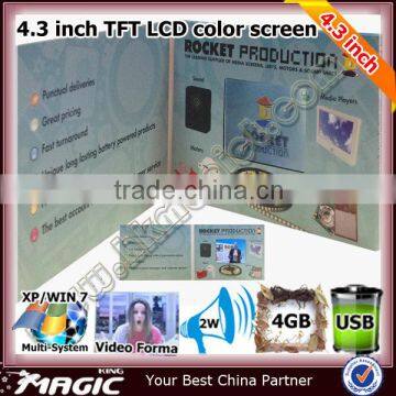 Best TFT card lcd video greeting card