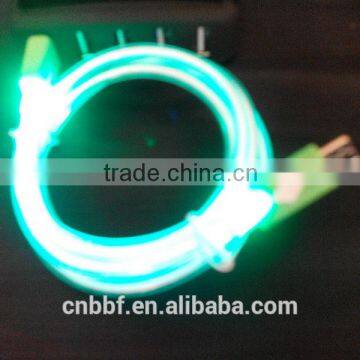 glow in dark usb cable for iphone 5/6