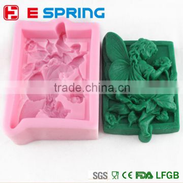 Flower Pretty Woman DIY Silicon Soap Mold