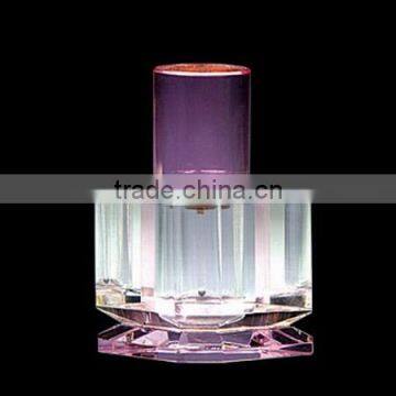 2016 Pink clear crystal perfume bottle