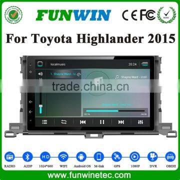 Funwin Double Din Pioneer Car Audio System Dvd Player For Toyota Highlander 2015 With Car Radio Gps Navigation photo-6