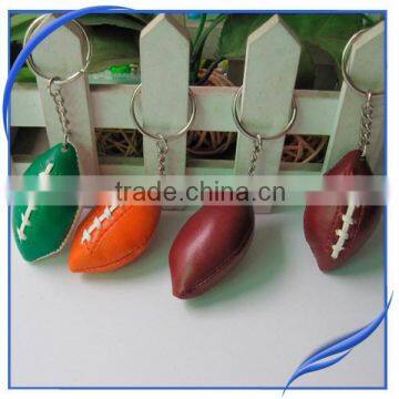 wholesale simulation rugby ball key ring