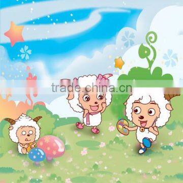 2015 Vinly Cartoon Wallcovering for Kids/decorative Mural Wallpaper for Kids Room photo-2