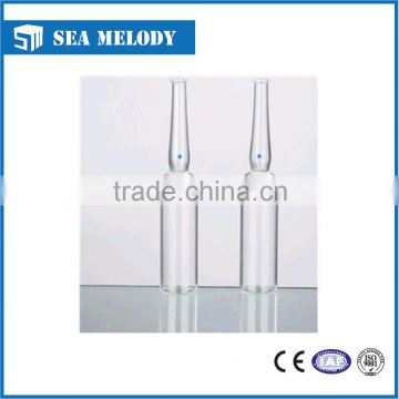 High quality ampoules with break ring