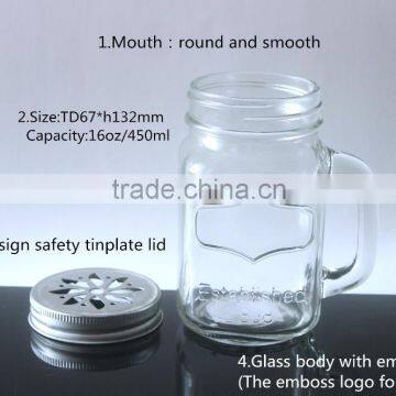 Eco-friendly Tinplate Metal Type Mason Jars Metal Lid photo-4