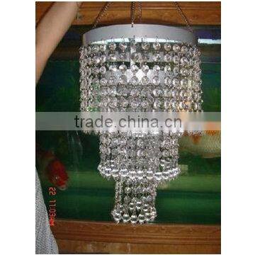 F0040 3 layers acrylic crystal chandelier for wedding decor