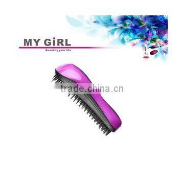 My girl 2016 hair brush rubber bristle tangle angel hair brush Portable grooming kit