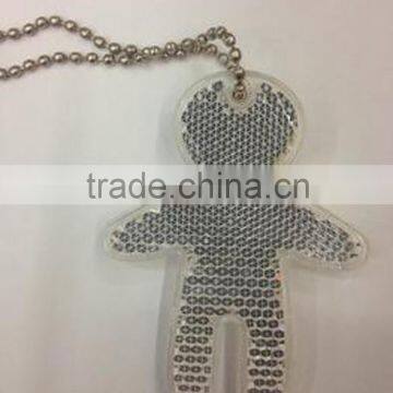 2015 custom Hard Reflector Pendant for walking safety,customsized