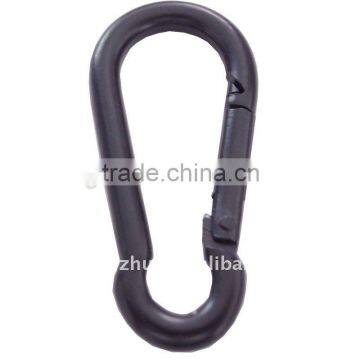 zinc alloy black carabiner