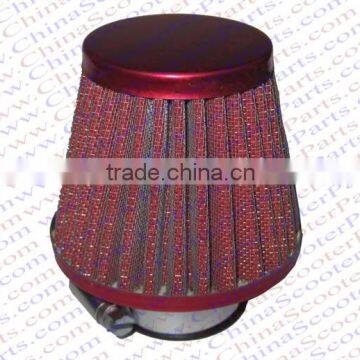 40MM Air Filter Red Grid Red Cap Mini Moto Dirt Pit Bike ATV Quad Scooter Buggy Pocket Parts