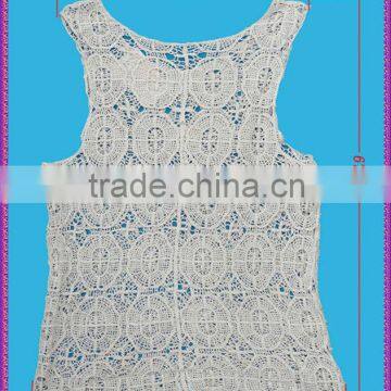 wholesale fashion embroidered ladies crochet Women Vintage sex china girl blouse for dress