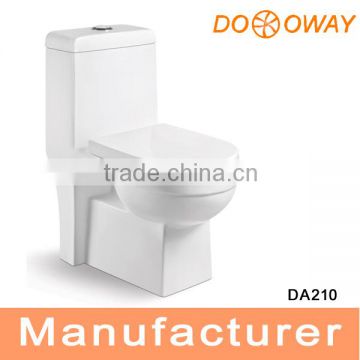 One piece siphonic ceramics closestool with S-trap DA210