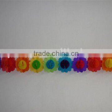 colorful sunflower paper garland for party