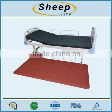 Bed-side anti-slip backing nursing Mats
