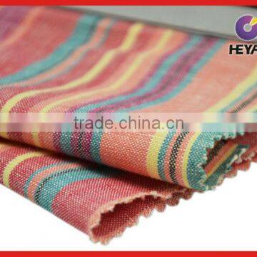 Yarn Dyed Stripes Linen Fabric