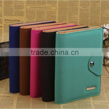 2015 Business Stationery Leather Filler Notepad Hardcover Thick Book Customized Notebook