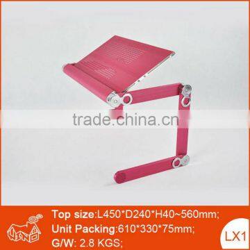 Valuable discovery portable notebook table with foldable legs