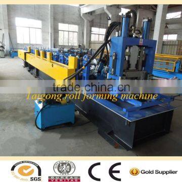 Certificated supplier c z purlin roll forming machine