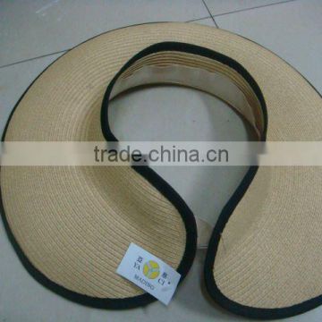 hot sale summer lady long brim straw hat