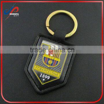 Metal Leather Strap Cars Keyring Keychains Key Chain Ring Key Fob