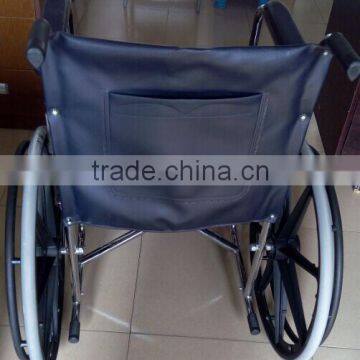 TOPMEDI Steel Portable Medical Foldable Manual Cheap Wheelchairs Price photo-4