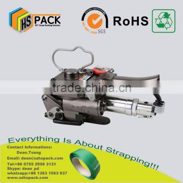 NEW products pneumatic Strapping Tool HS-19S PET PP strap welding tool for aluminum ingots strapping band