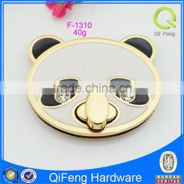 Gold Color Purse Frame ,hardware Cion Purse Frame With Kiss Closure Lock Heart Shape F-1148