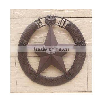 crafts gifts country style home decor handmade ornaments western metal texas star metal wall art