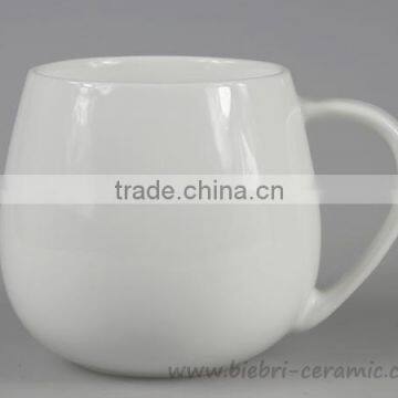 Logo Decal Artwork Custom Design Home Hotel Restaurant White Porcelain Mug With Handle