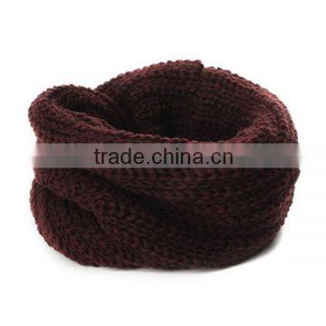 New Design Soft Candy Color Neck Bib Scarfs Kids Knitted Collar Winter Warm Scarf for Children Baby Girls photo-5