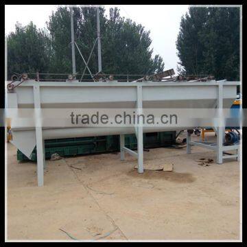 High efficiency floating rinsing tank plastic machine