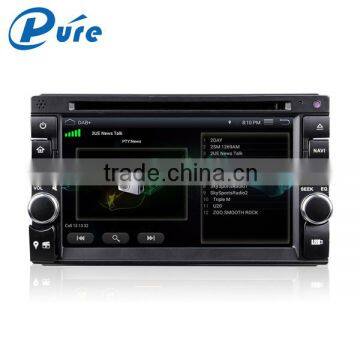 High quality 6.2 inch automatic 800*480 capacitive touch screen double din car dvd player