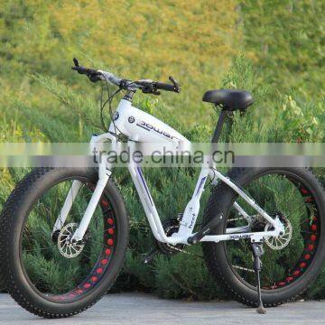 Fat ebike 36V 350W aluminum 26" electronic fat tyre mountain bicycle/E-bike with power