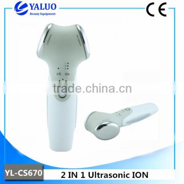 2 IN 1 Ultrasonic Ion Equipment for Face Skin Care