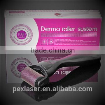 China 1080 pins medical grade microneedle skin derma roller