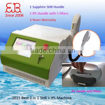 Portable IPL SHR hair removal machine/ IPL+RF/ipl shr with cheap price