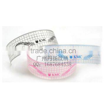 U-type Plastic Tattoo Stencils Permanent Makeup Eyebrow Ruler