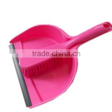 Dustpan and Rubber Bristles Brush Set Dust Pan Brush 2 in 1 Set HD5014