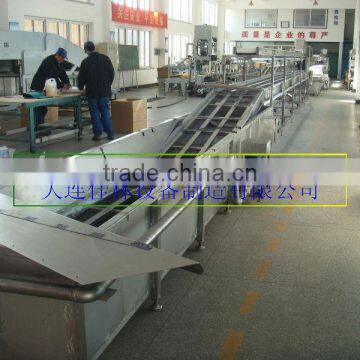 stainless steel mesh conveyor fruit washing machine