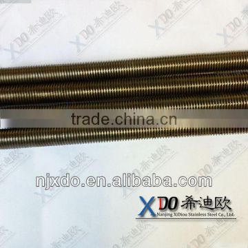 1.4404 inox 316L stud bolt with two nuts