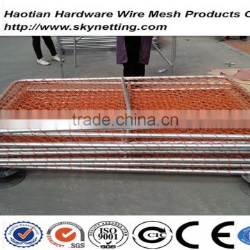 crowd control barrier temporary chain link fence Chain Link Crowd control Barrier